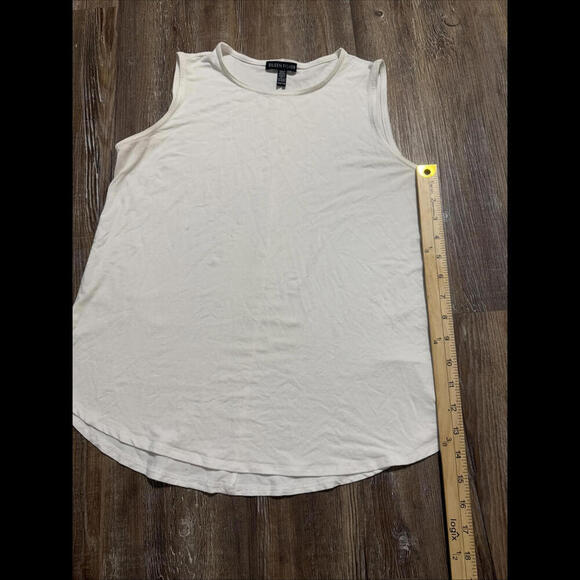 Eileen Fisher White Basic Quiet Luxury Designer Oversized Stretchy Tank XXS - Picture 4 of 10